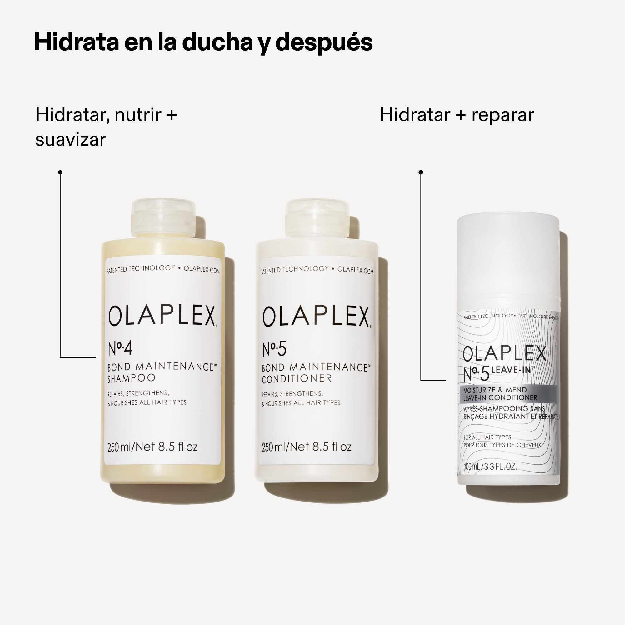 N°.5LEAVE-IN™ MOISTURIZE & MEND LEAVE-IN CONDITIONER (ACONDICIONADOR HIDRATANTE SIN ENJUAGUE)